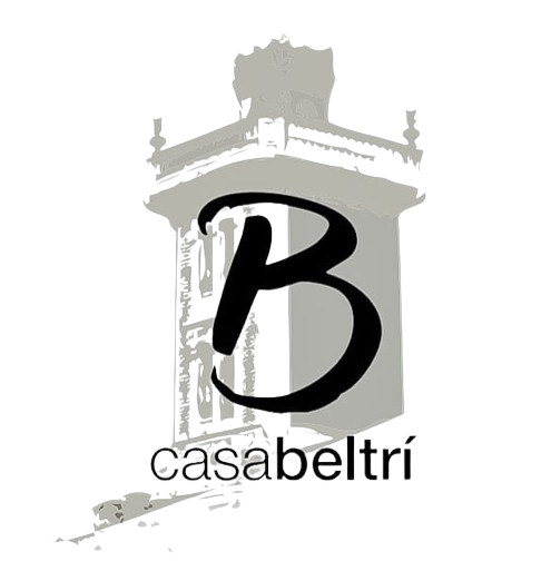 Un logotipo en blanco y negro de un edificio con la letra b en él.