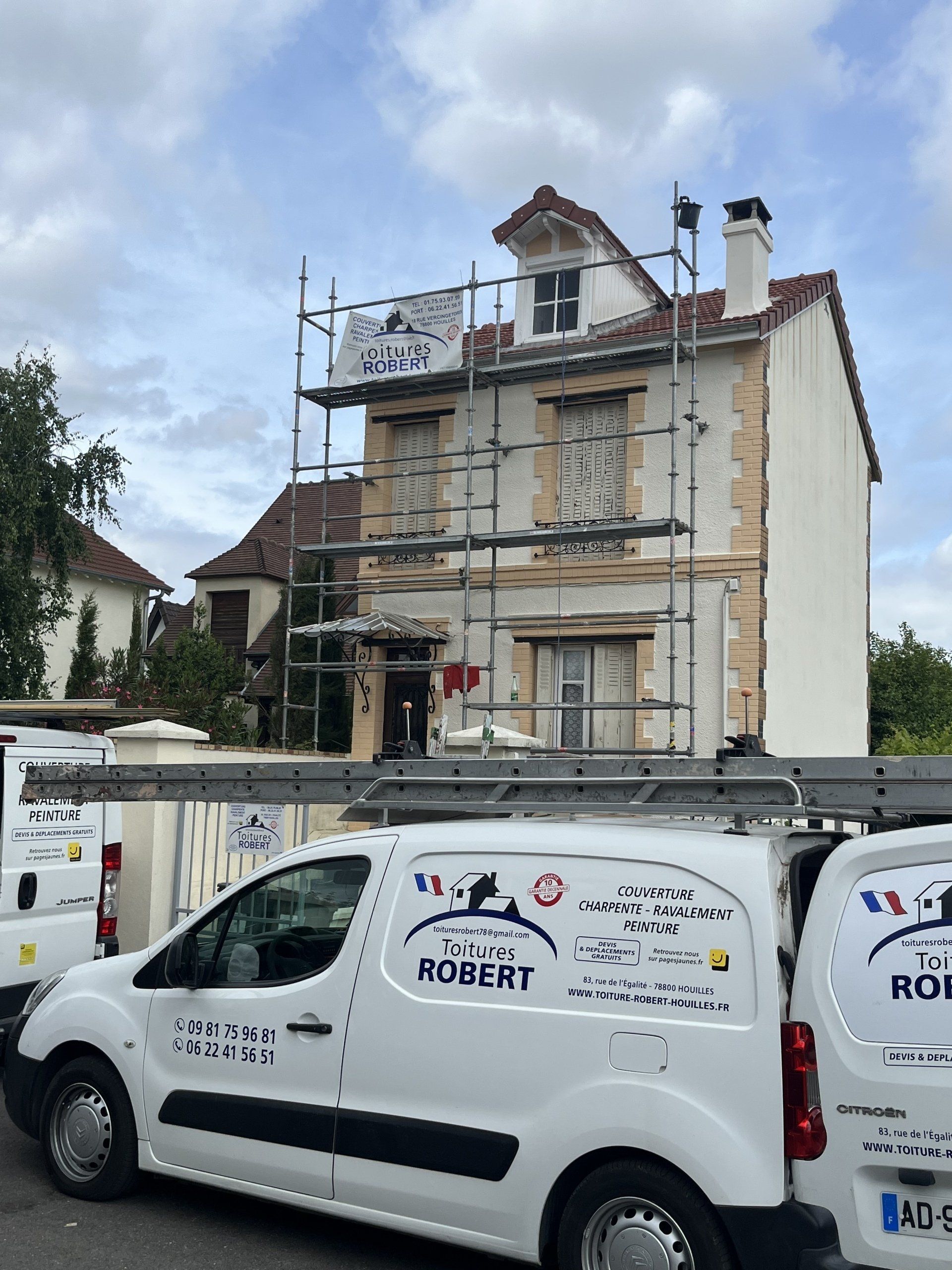 réfection de la toiture après