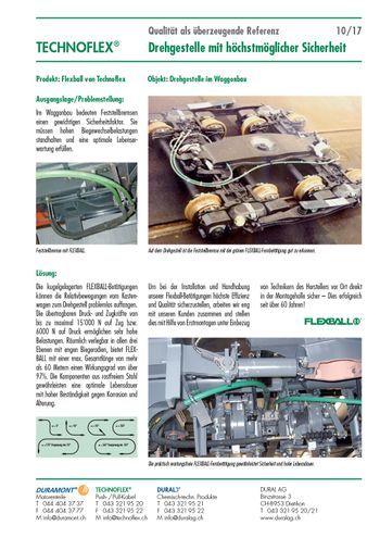 Drehgestelle mit höchstmöglicher Sicherheit