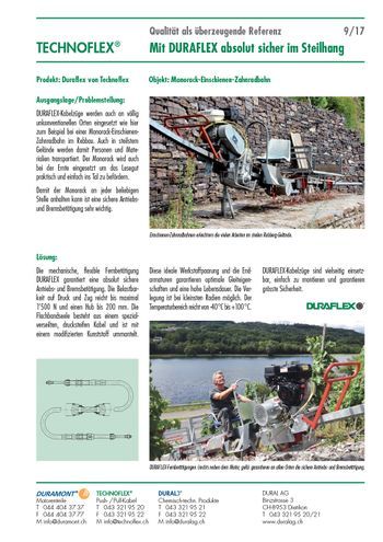 Mit DURAFLEX absolut sicher im Steilhang