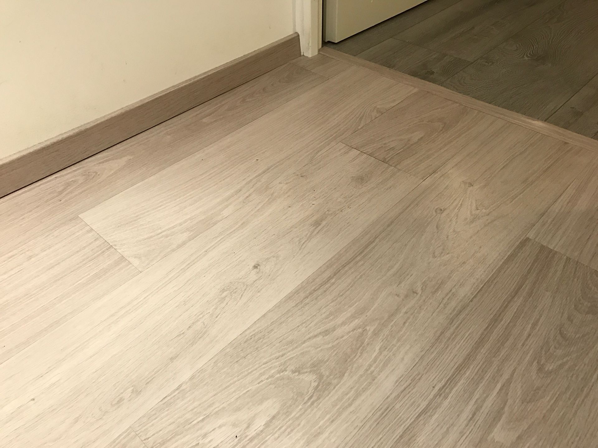 Revêtement de sol en bois.