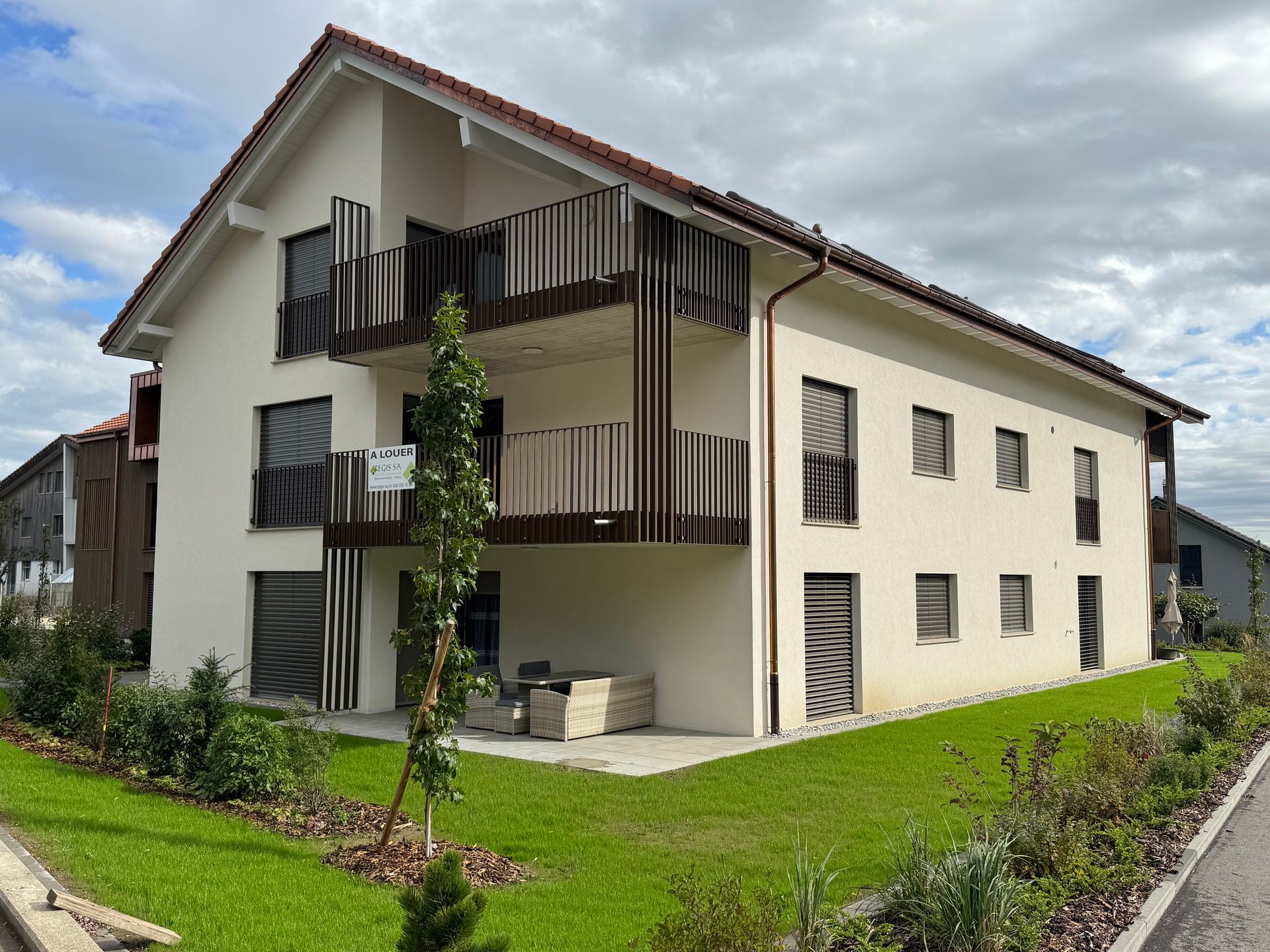 Immeuble 9 appartements - St-Aubin