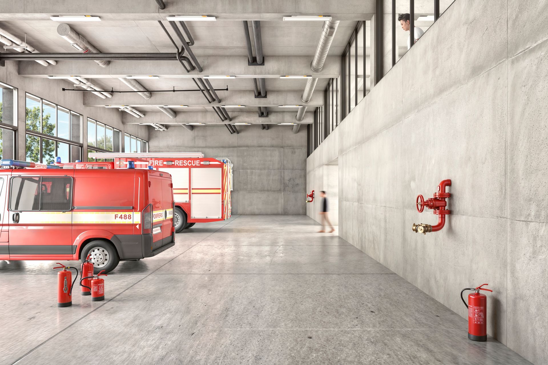 Projet caserne de pompier dans la Broye Fribourgeoise