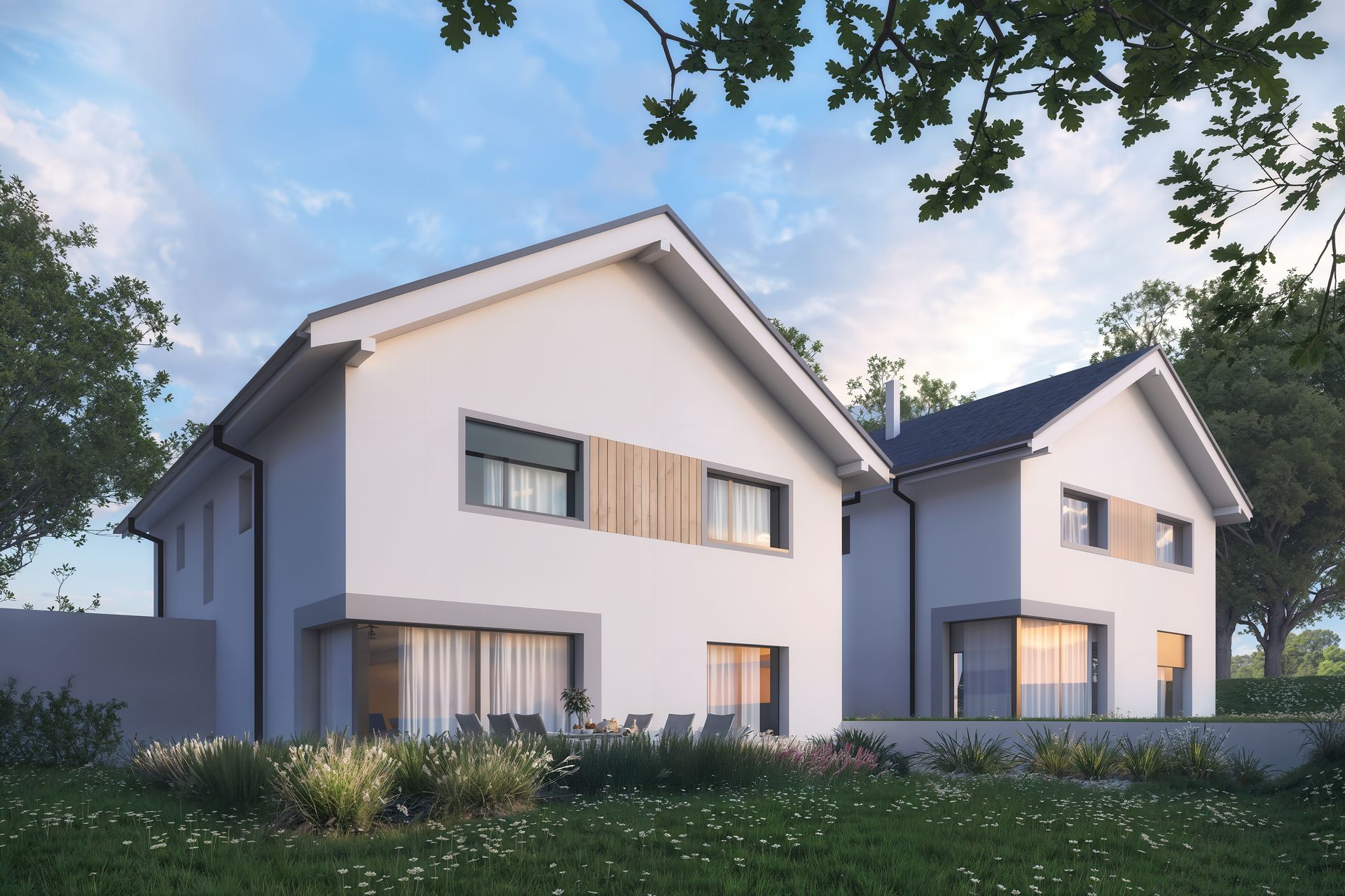 Projet villa jumelée à Fétigny