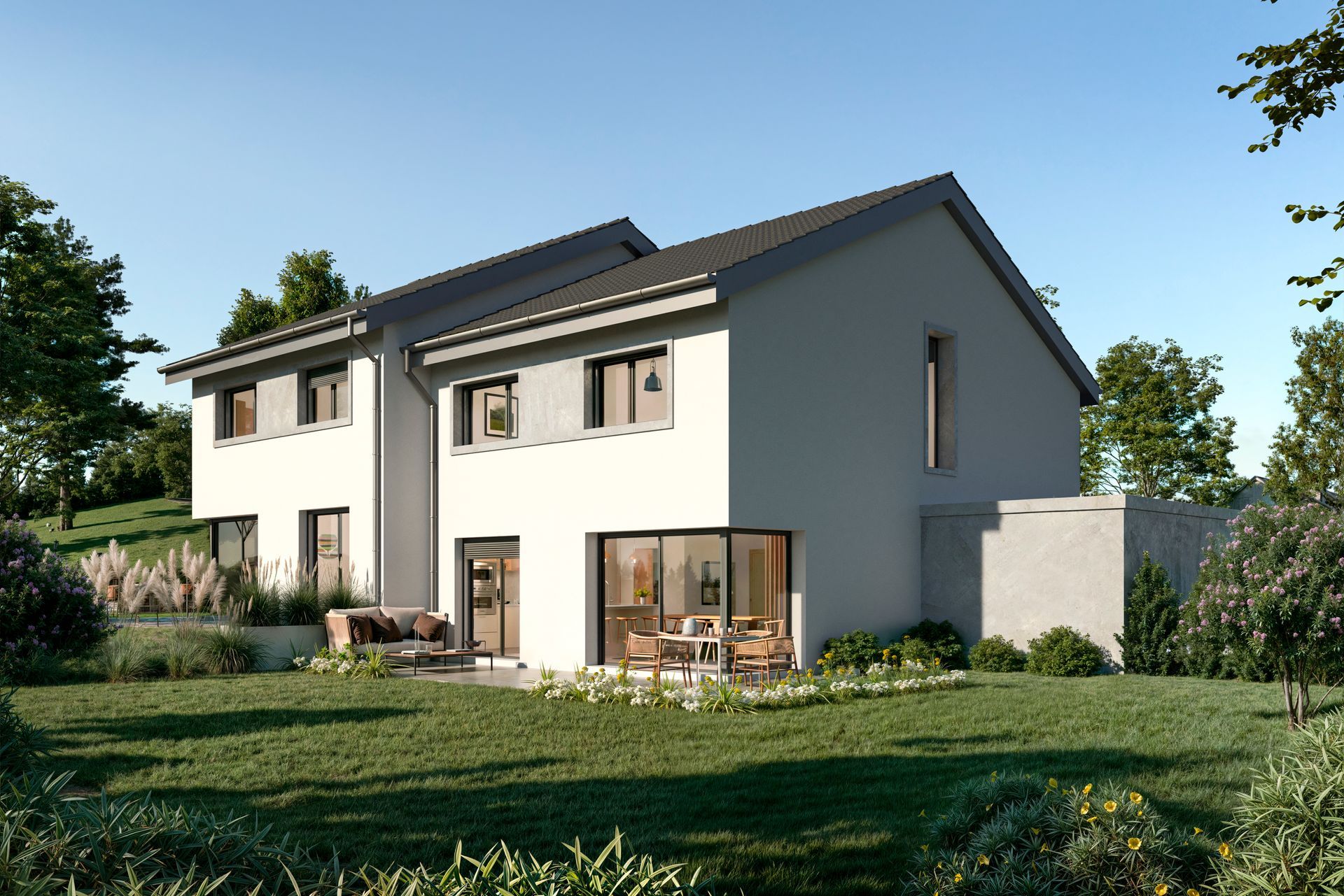 Villa jumelée à St-Aubin