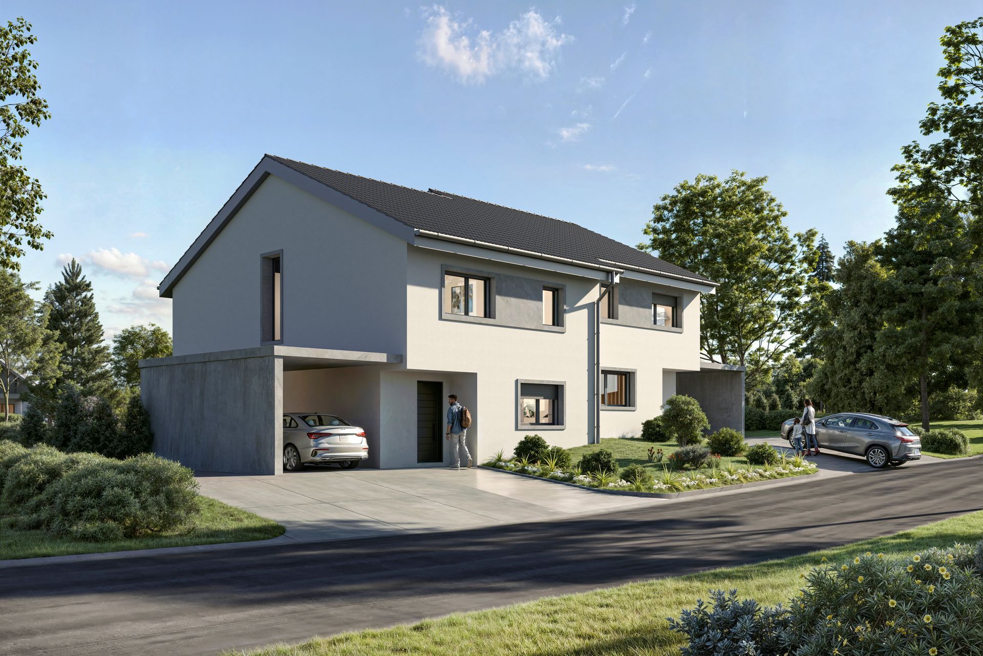 Villa jumelée à St-Aubin