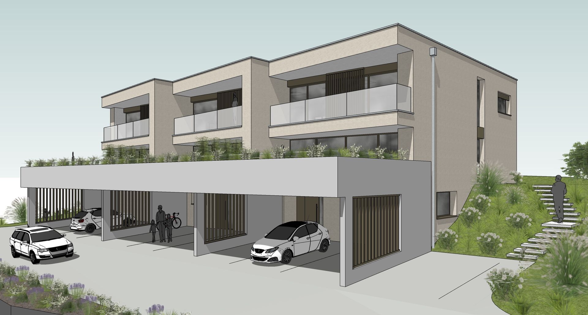 Villas mitoyennes à Lugnorre-Vully