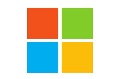 Logotipo de Microsoft: cuatro cuadrados de colores, rojo, verde, azul y amarillo, dispuestos en un cuadrado inclinado.