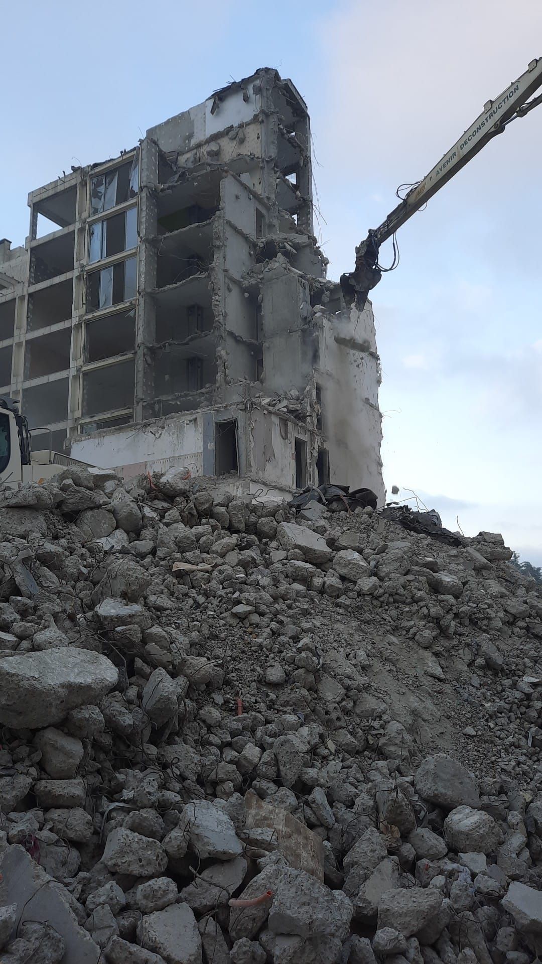 Démolition d'un immeuble