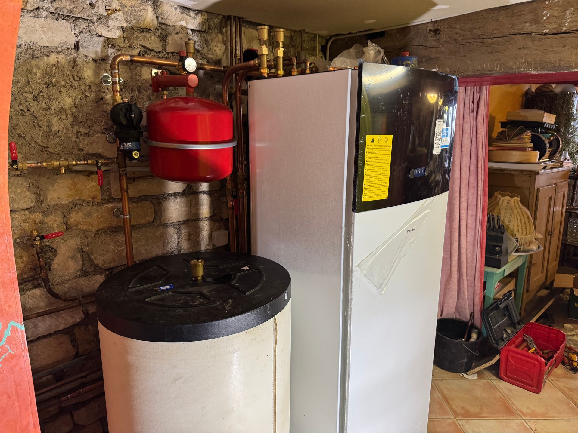 Pompe à chaleur avec production d'eau chaude