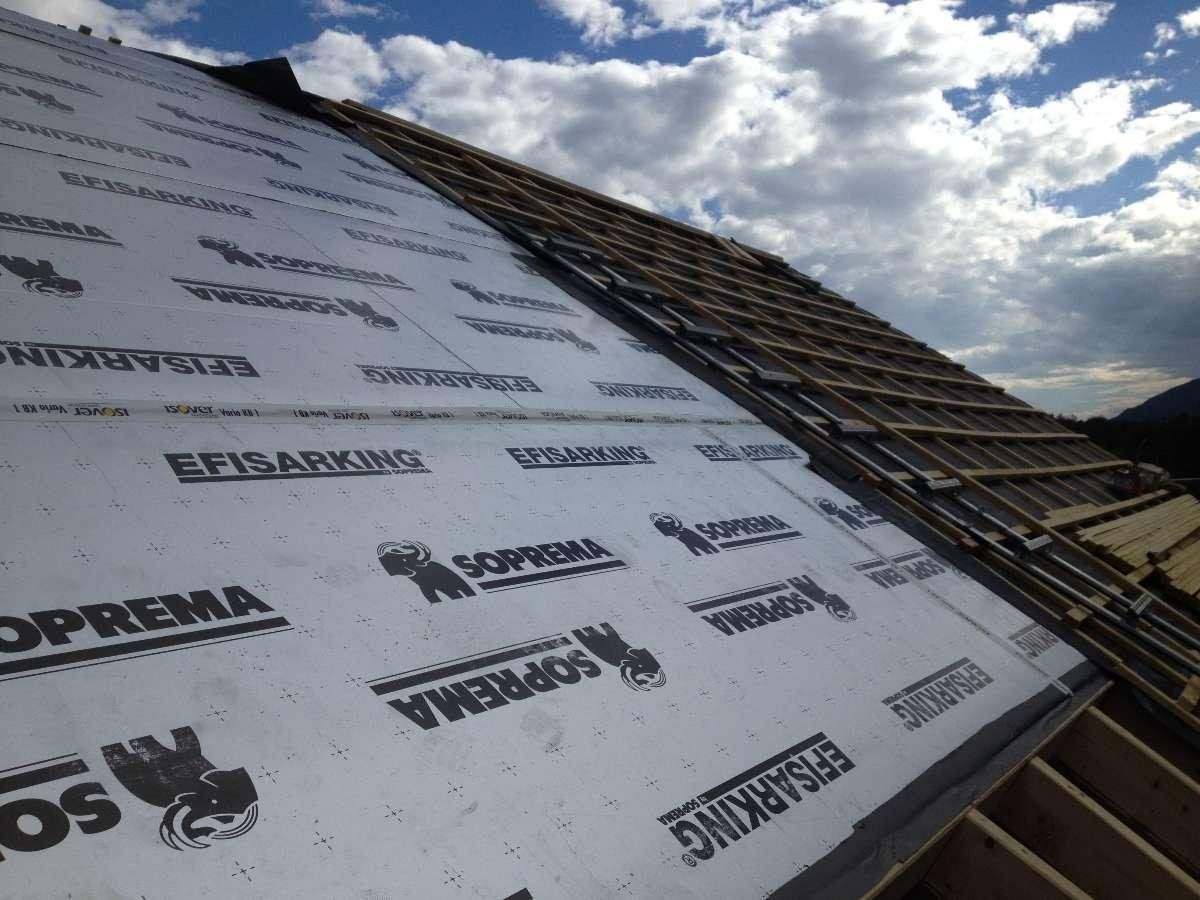 isolation sur toiture (méthode sarking)