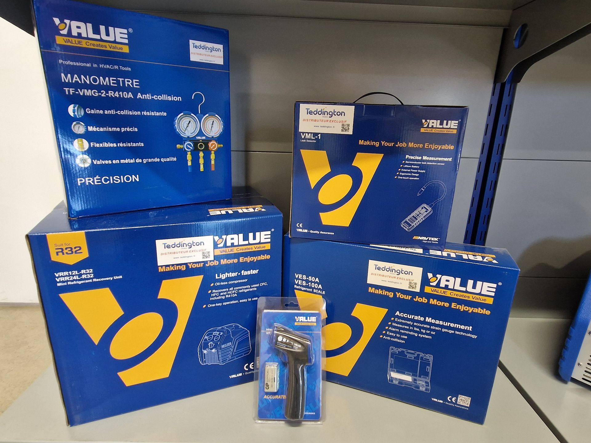 Boîte des produits Value