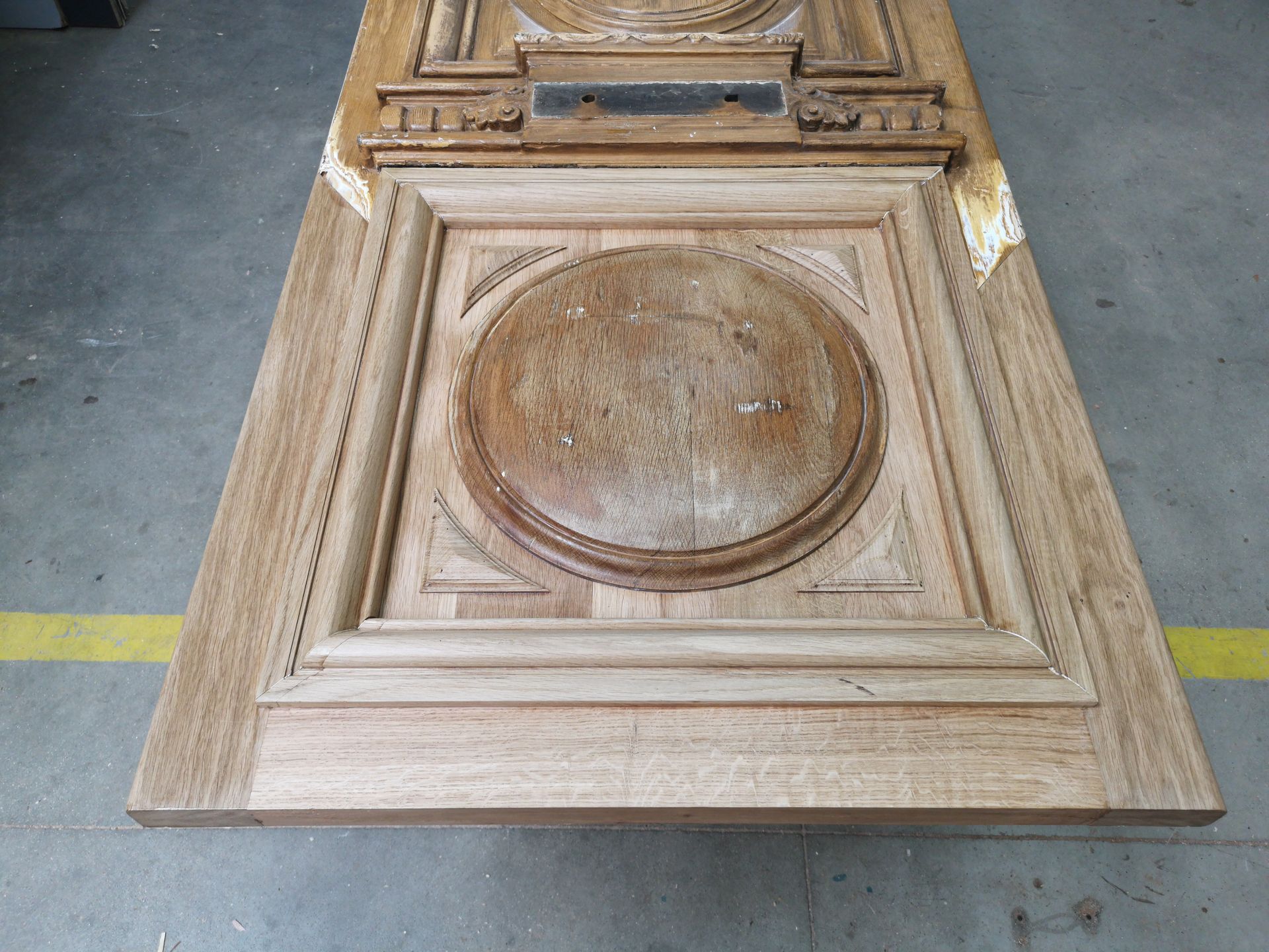 Ancienne porte cochère en cours de rénovation