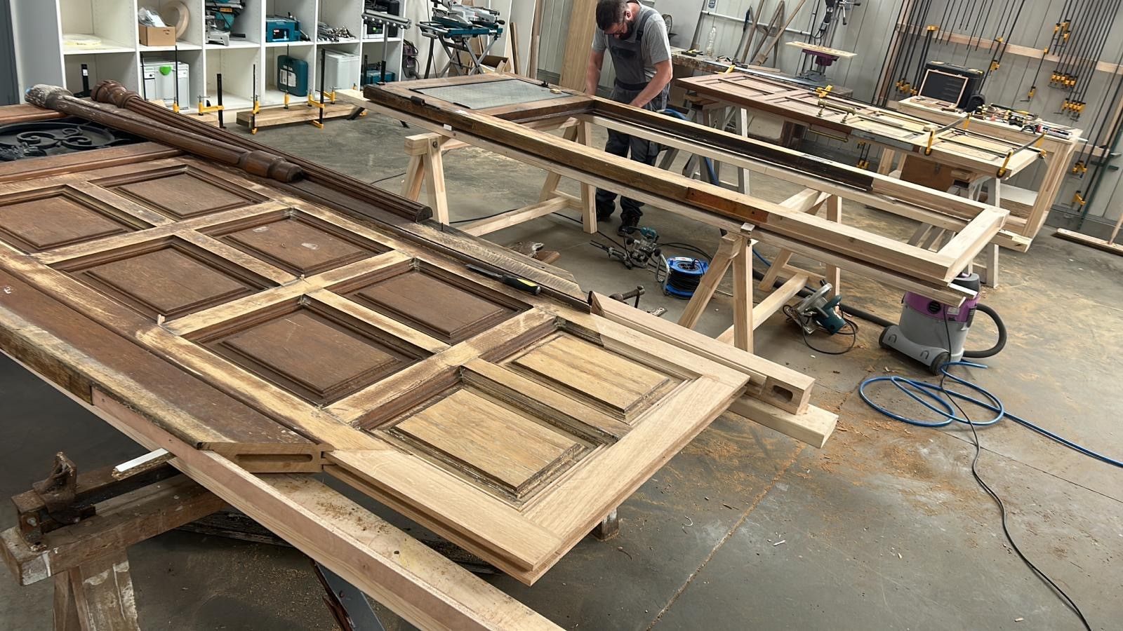 Restauration de porte cochère en atelier