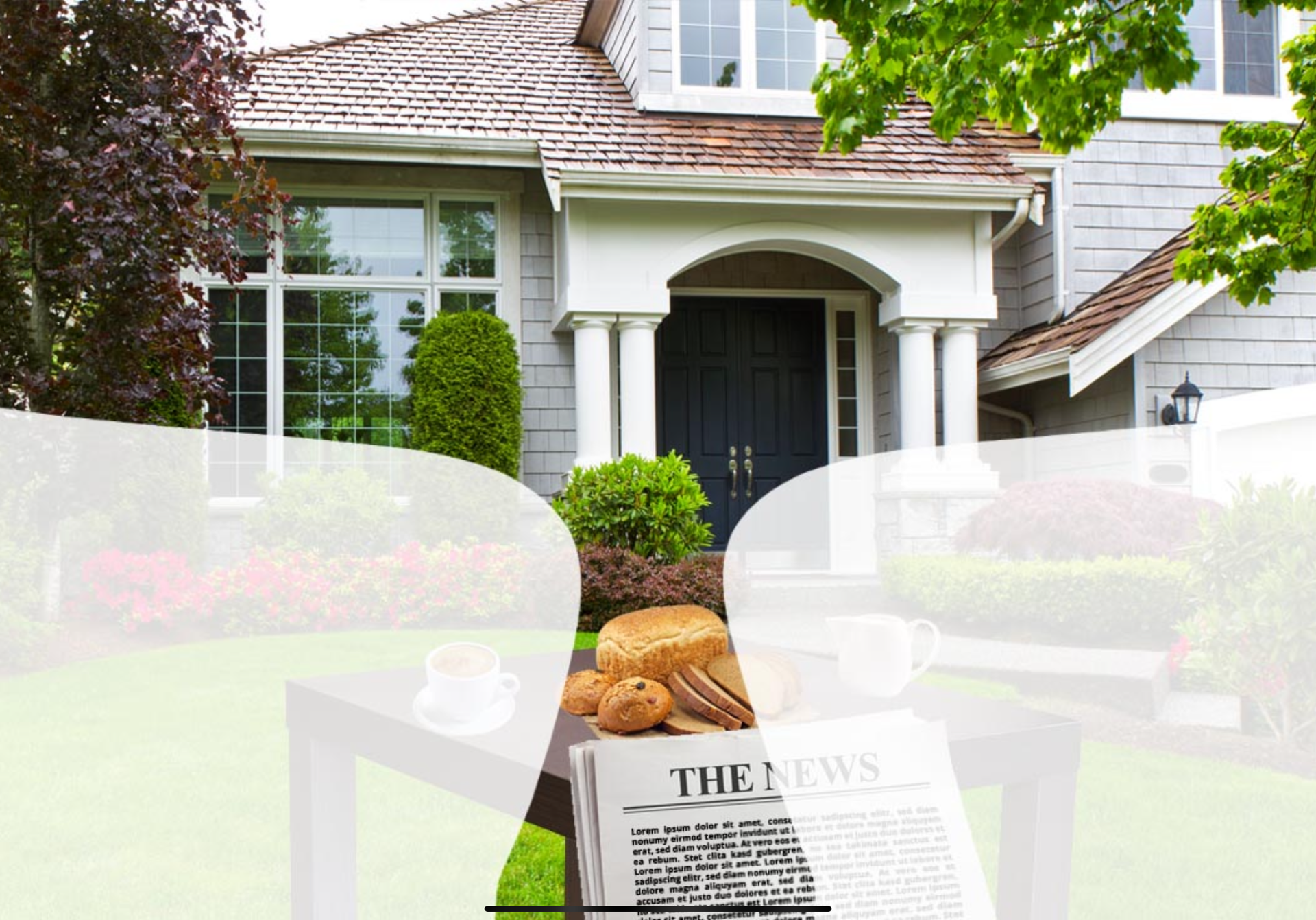 Muster Gleitsichtbereich Brille