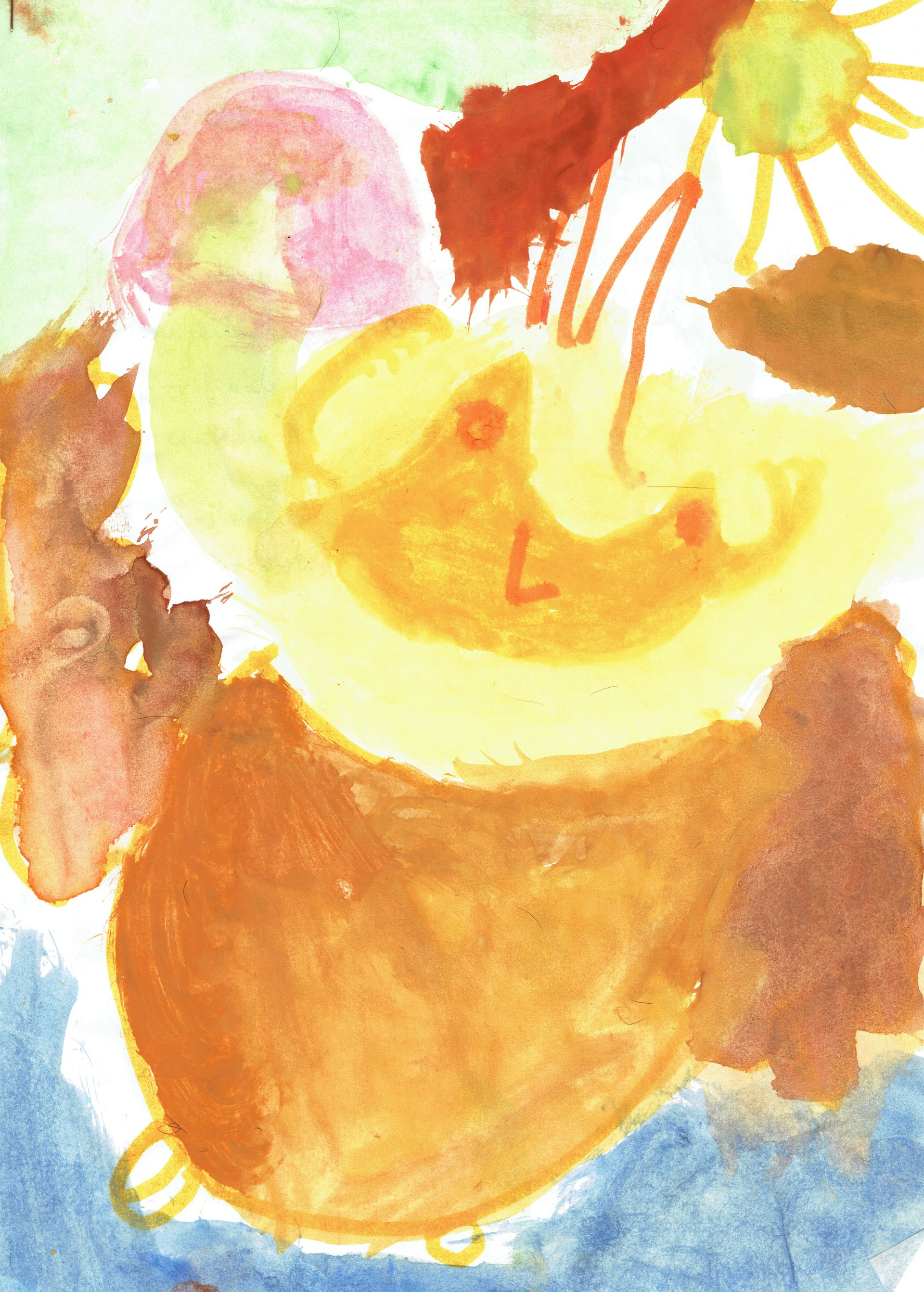 Peinture multicolor