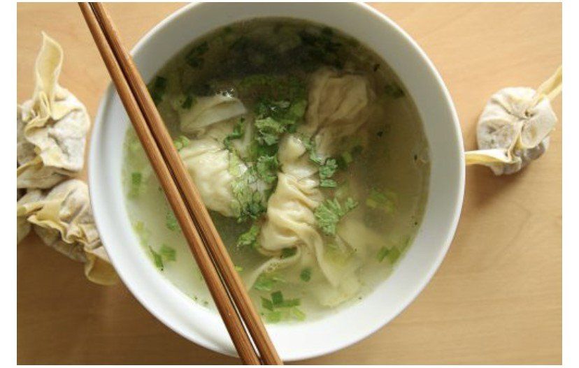 Soupe de nouilles aux herbes