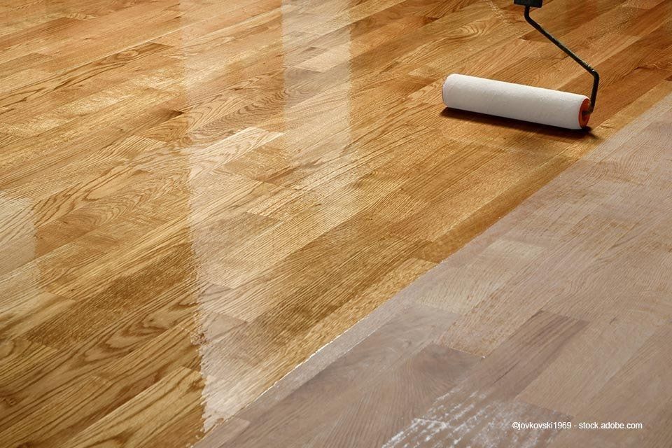 Behandlung von Parkettboden