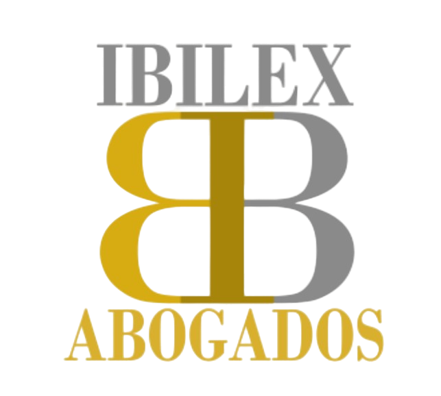 Un logotipo para una empresa llamada ibilex abogados