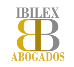 Un logotipo para una empresa llamada ibilex abogados