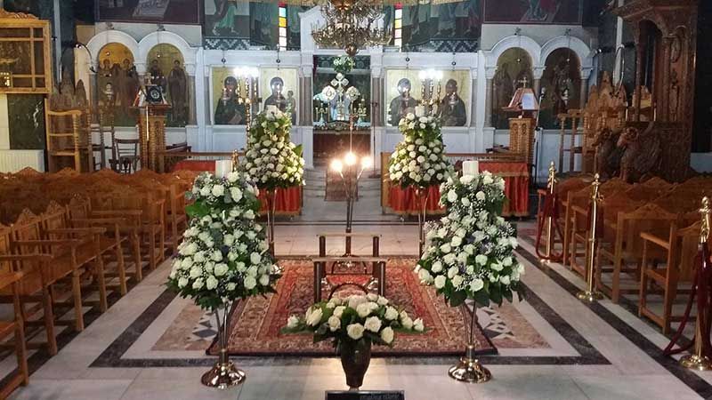 Στολισμός εκκλησίας - Γραφείο Τελετών ΕΔΕΜ