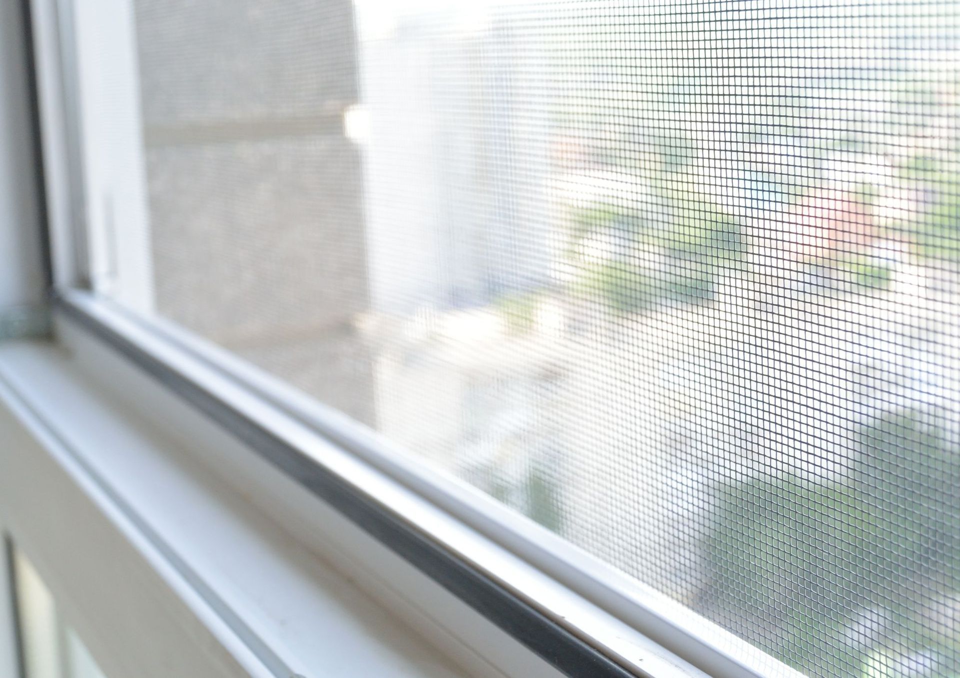 Fenêtre avec une moustiquaire