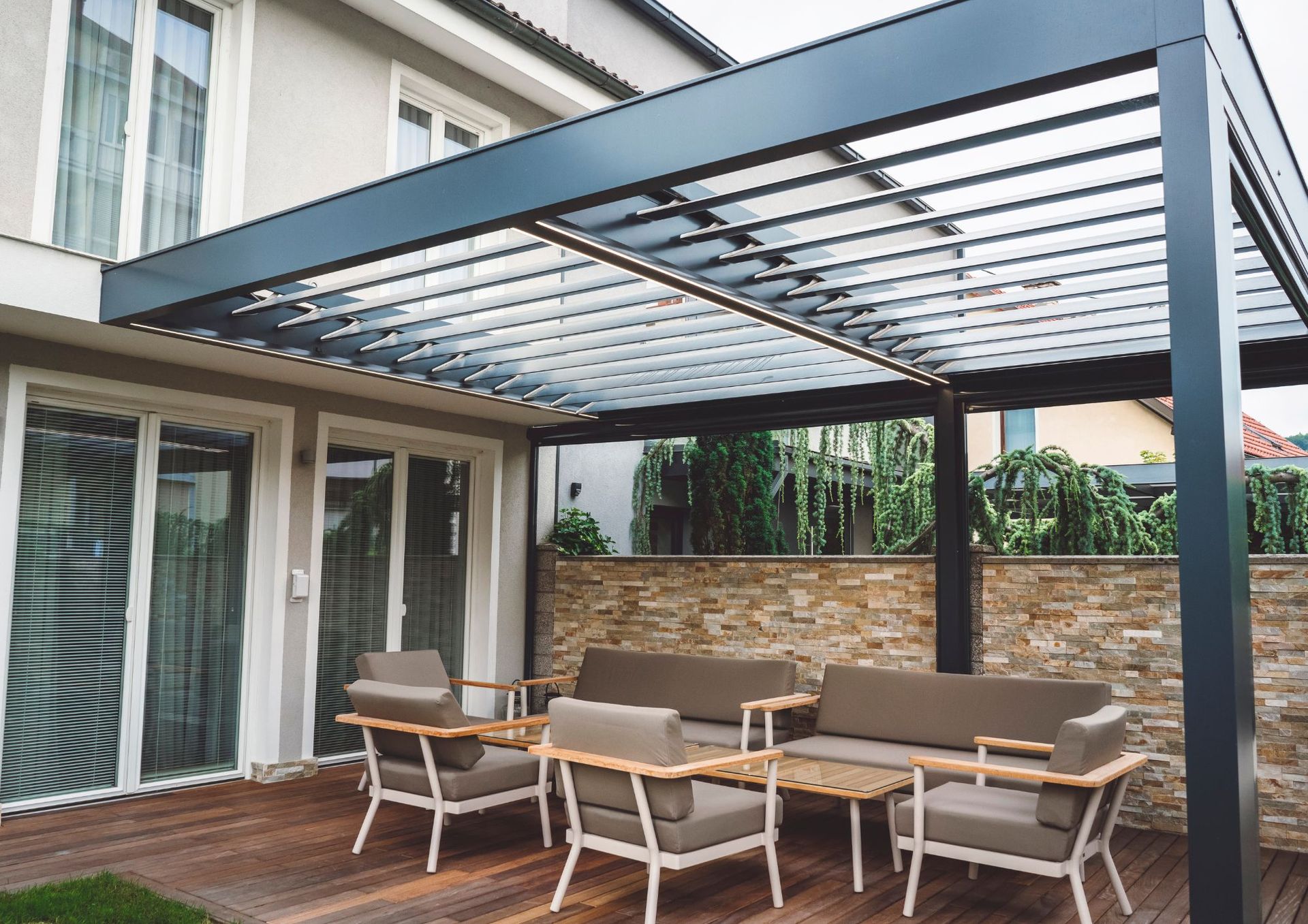 Pergola bioclimatique