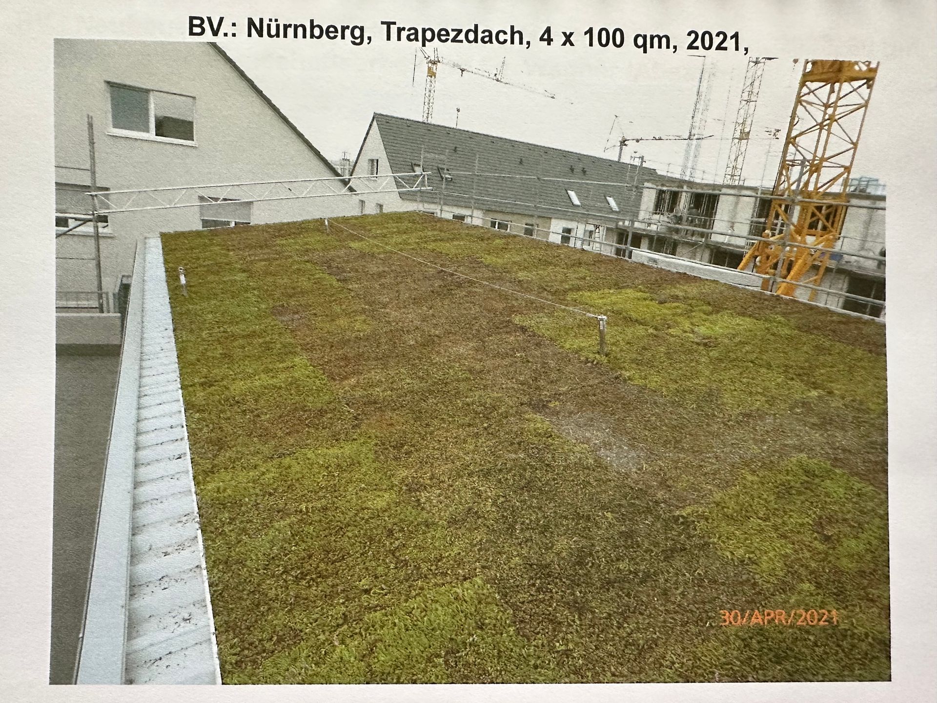 Nürnberg Trapezdach Begrünung