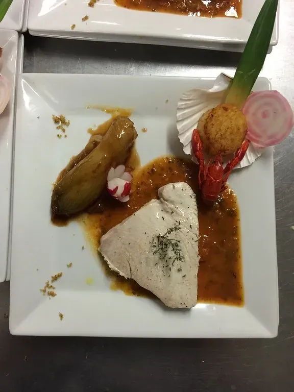 Filet de poisson en sauce