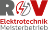 A logo for rsv elektrotechnik meisterbetrieb with a lightning bolt and a plug.