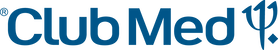 Logo Club Med bleu avec le symbole psi blanc sur fond clair