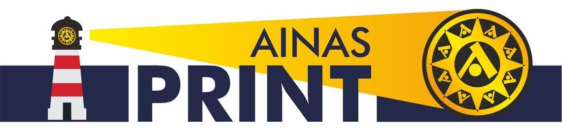Ainasprintin logo majakasta lähtee valoa ympyrälogoon