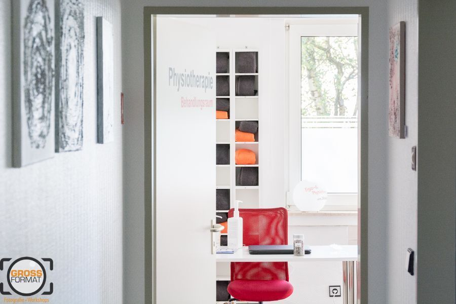 Blick in den Physiotherapie Behandlungsraum