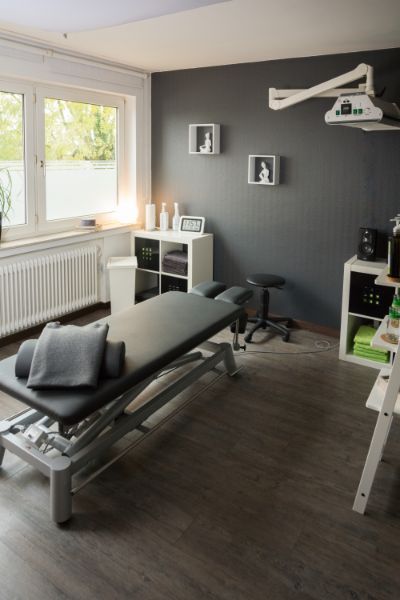 Wellnessraum in natürlichem Licht