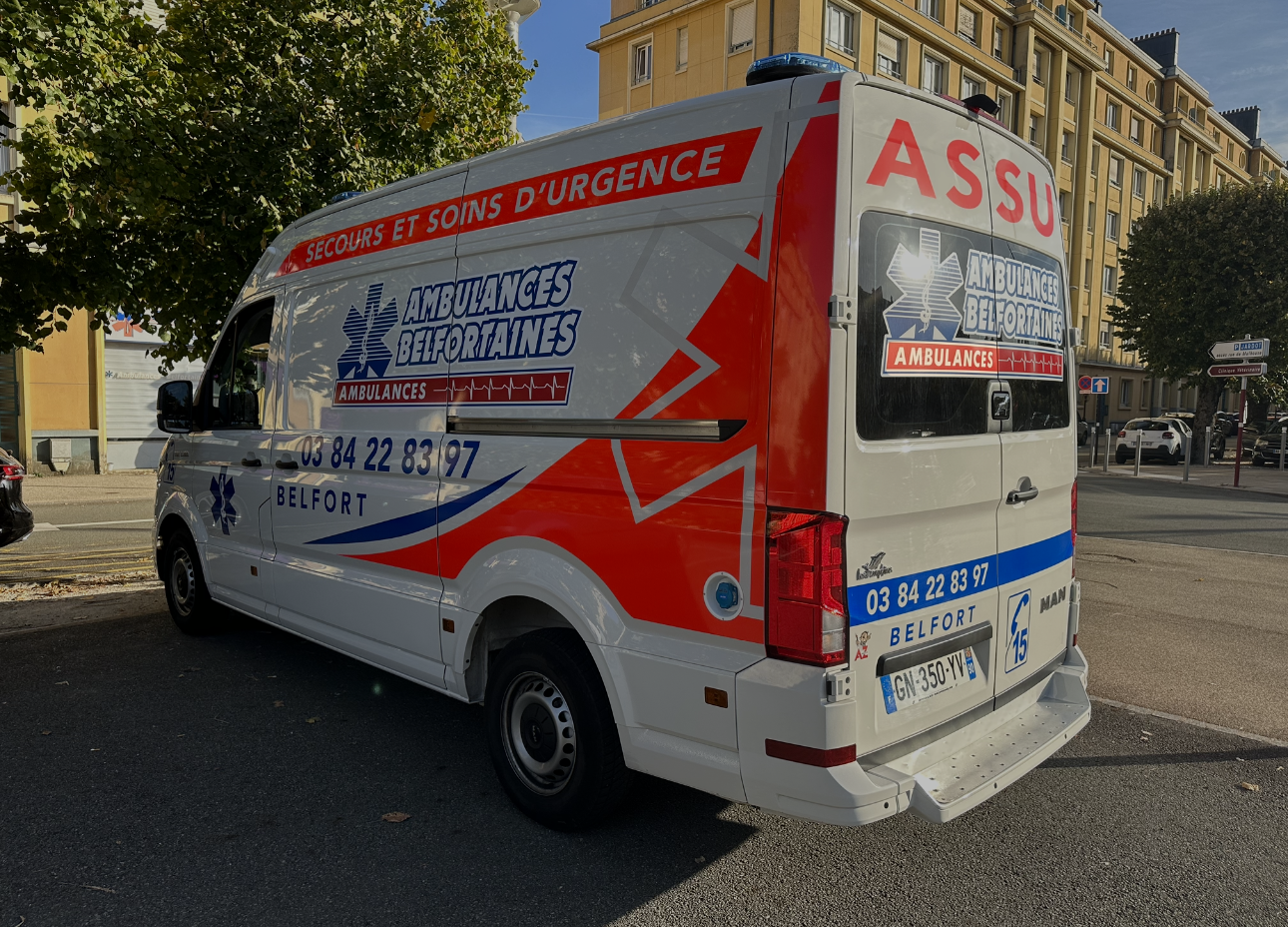 Une ambulance