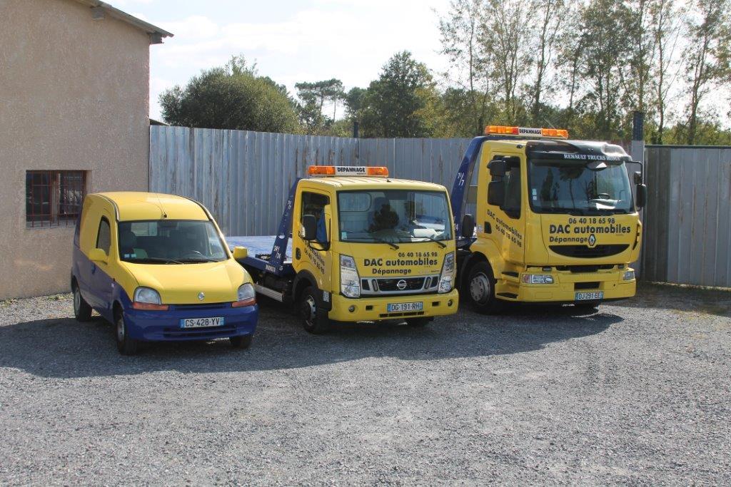 DAC Automobiles dépannage remorquage dans les Landes (40)