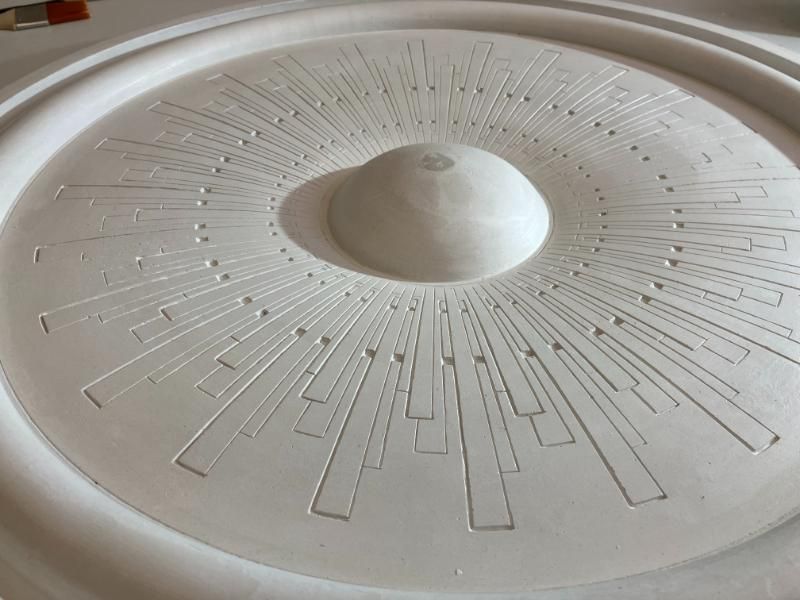 Bild von Stukatur an Decke