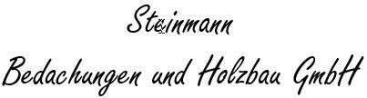 Logo - Steinmann Bedachungen und Holzbau GmbH