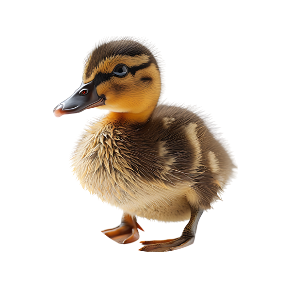 Petit canard coloré.