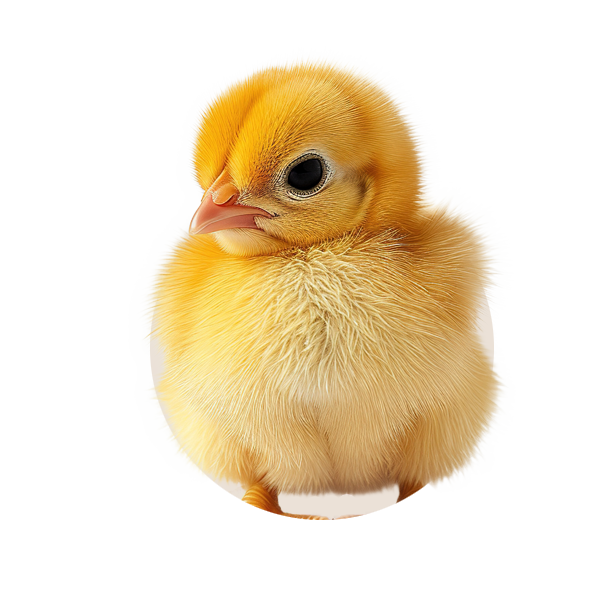 Petite poussin de chair.