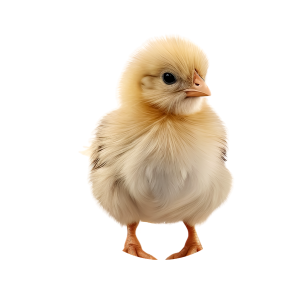 Petit poussin de ponte.