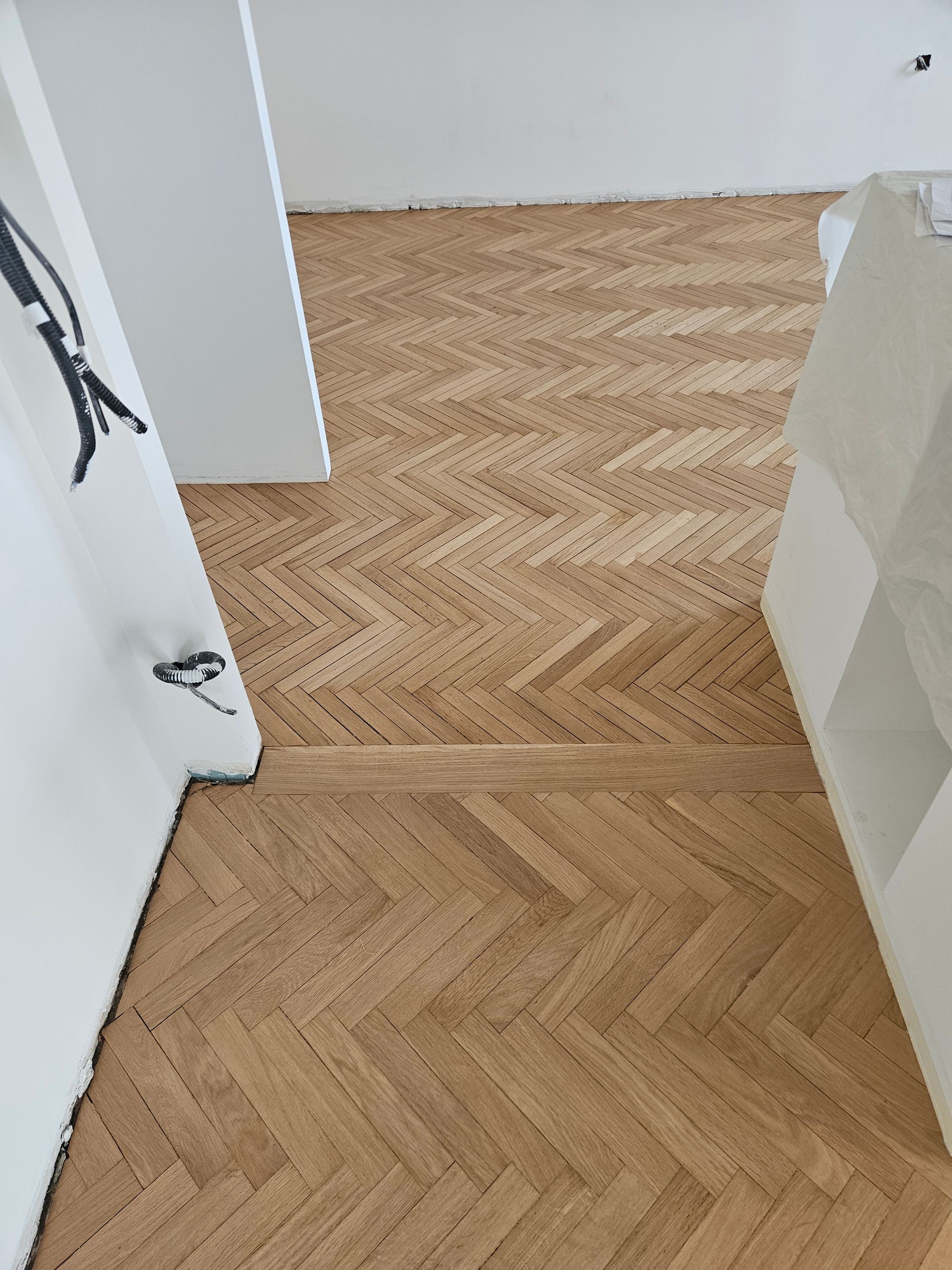 Parquet en motif de fougère