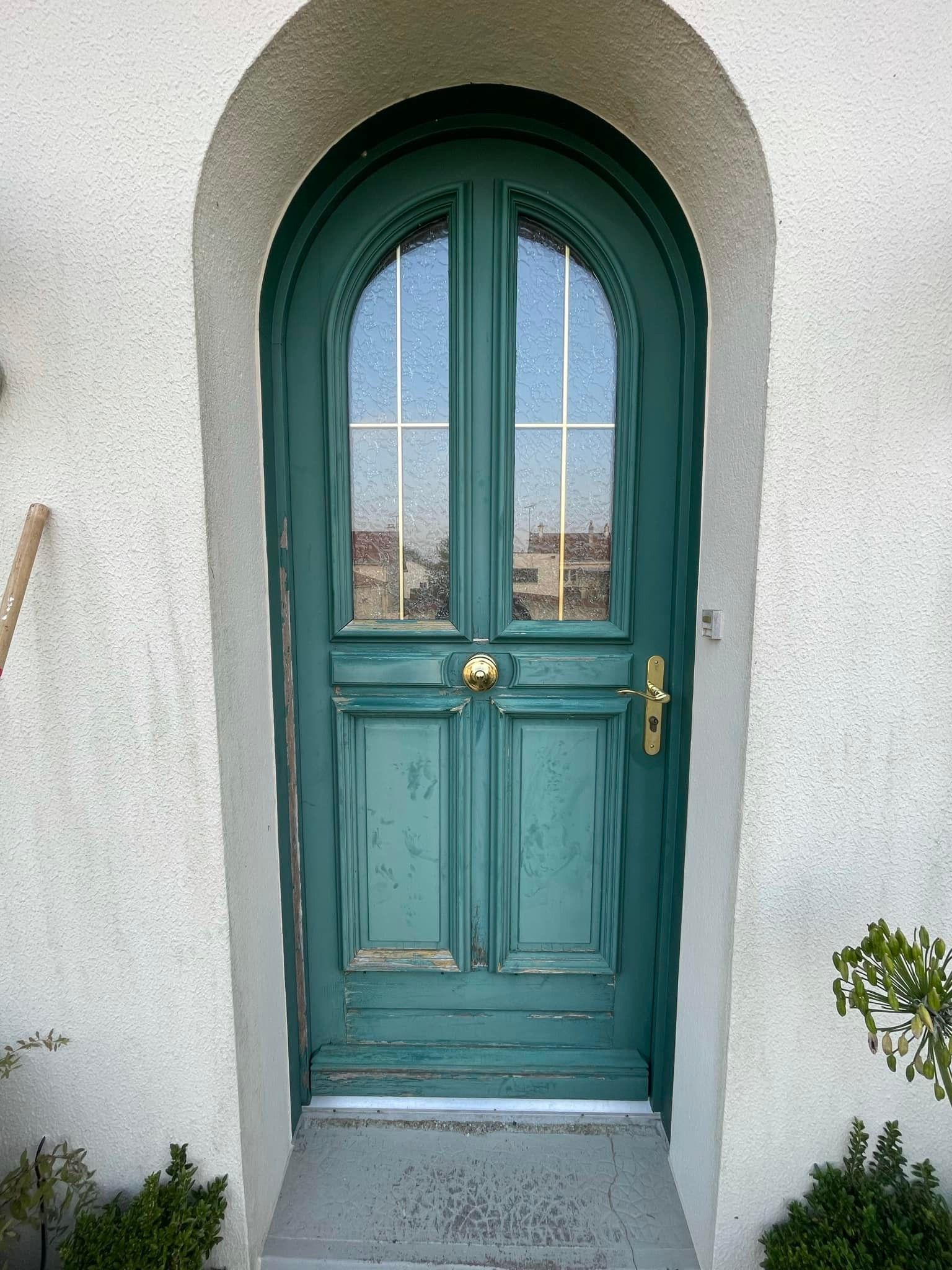 Nettoyage d'une porte avant