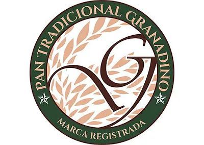 A logo for a company called pan tradicional granadino.