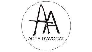 Acte d'avocat