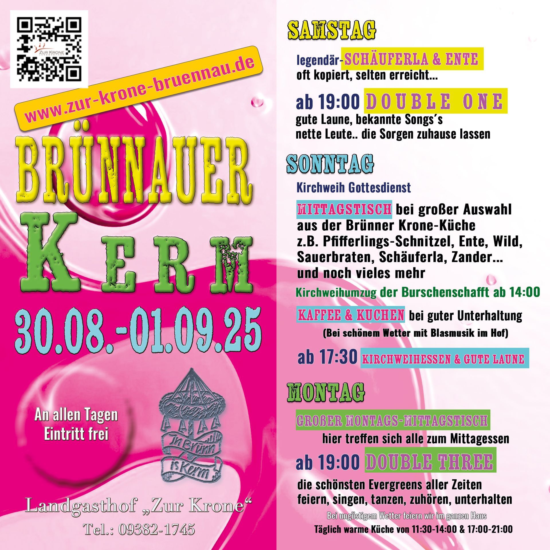 Kirchweih in Brünnau