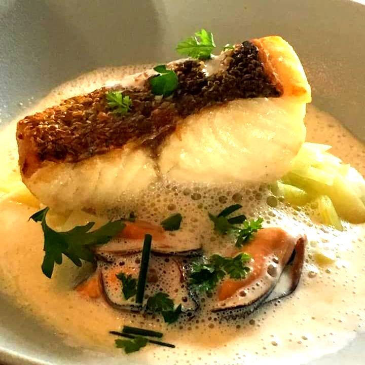 Poisson avec jus émulsionné