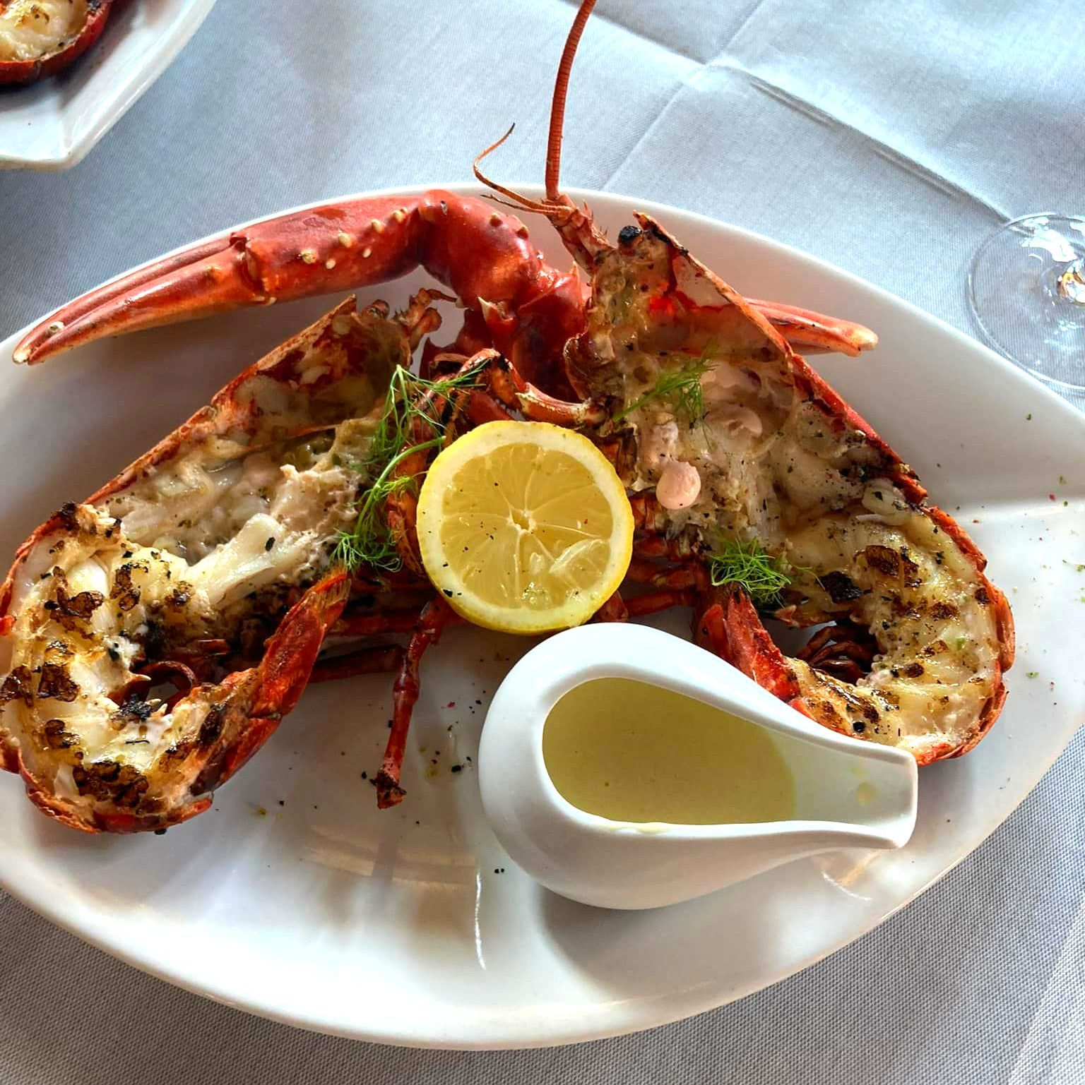 Homard bleu grillé