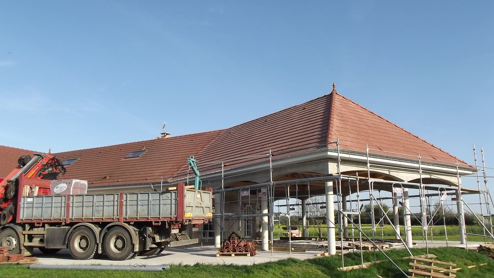 Construction de toiture maison
