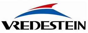 Un logotipo azul, rojo y blanco para Vredestein